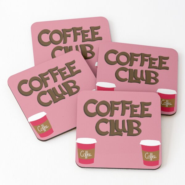 Item preview, coffee club logo designed and sold by Coffee-club-A-Z.