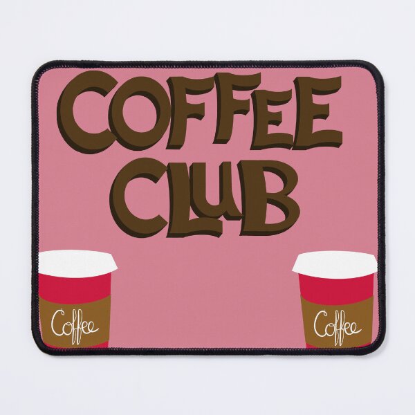Item preview, coffee club logo designed and sold by Coffee-club-A-Z.