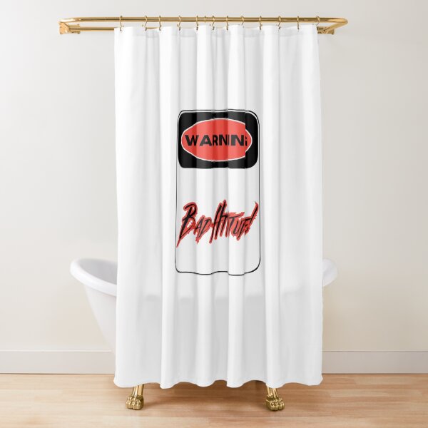 Item preview, Funny warning sign with bold bad attitude message. designed and sold by LaughGraphics - Fun Graphics, Serious Laughs!.