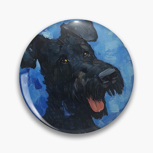 Item preview, Black Russian Terrier | Post-impressionist painting style designed and sold by ComicsFactory.