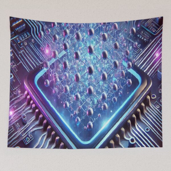 Item preview, Quantum Core: The Future of Intelligence designed and sold by AbstractAnom.