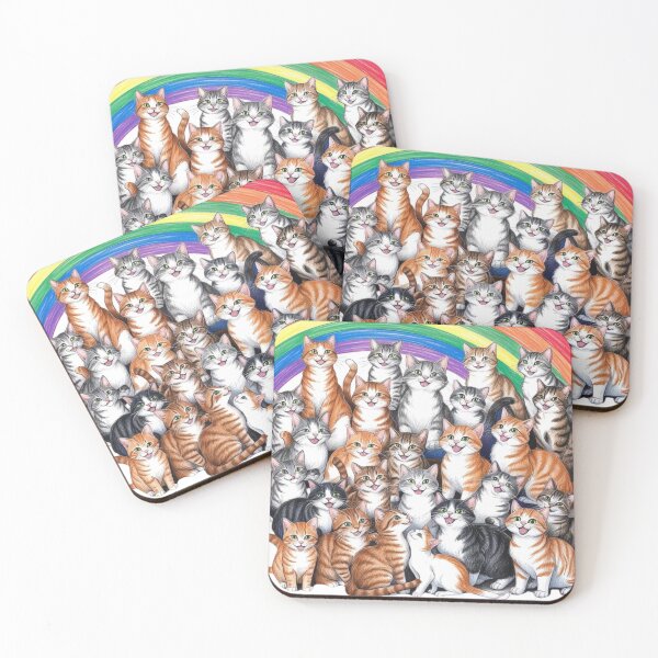 Item preview, Many Cats under a Rainbow designed and sold by AlinaSCorner.