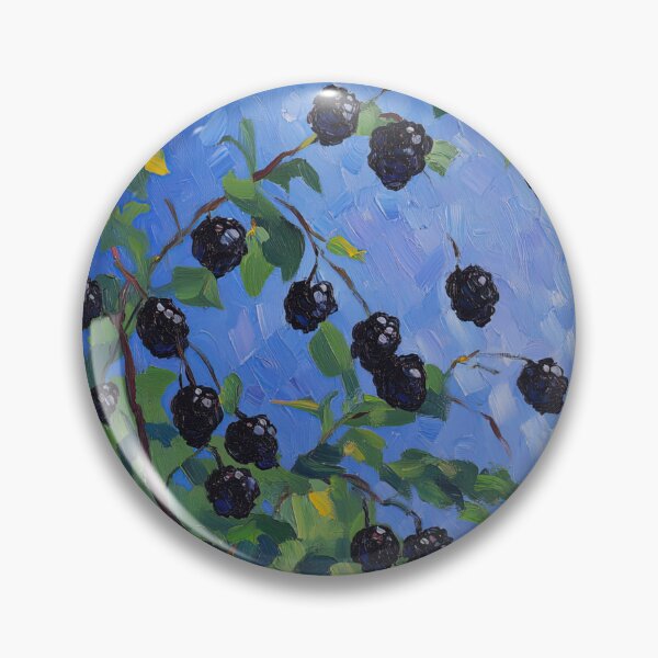 Item preview, Blackberry fruit | Post-impressionist painting style designed and sold by ComicsFactory.