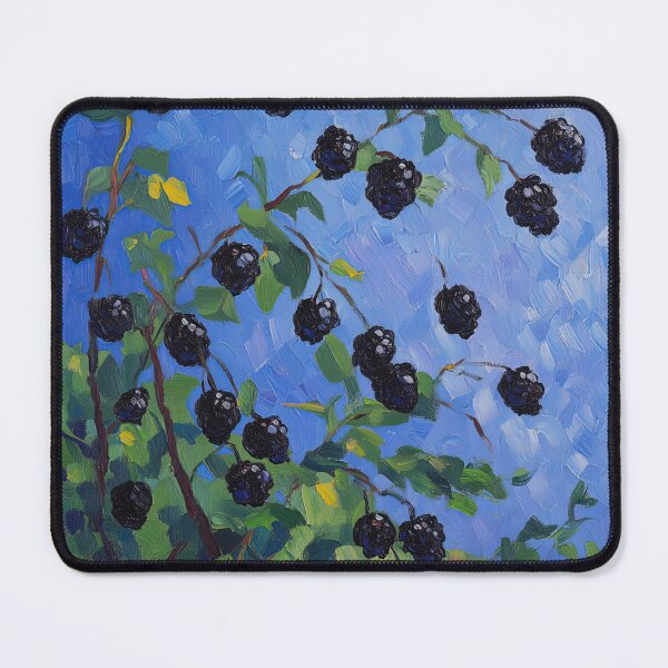 Item preview, Blackberry fruit | Post-impressionist painting style designed and sold by ComicsFactory.