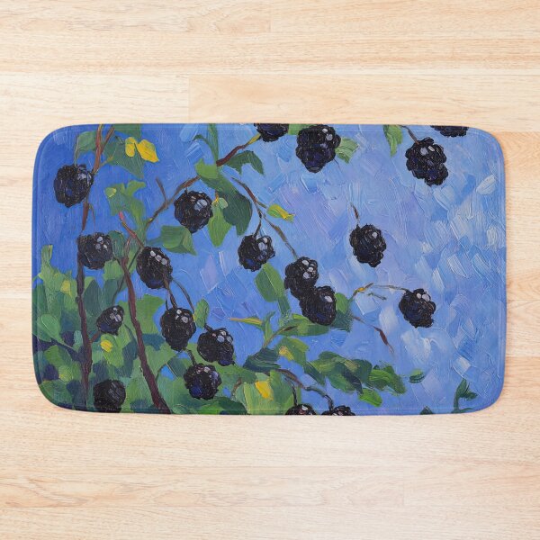 Item preview, Blackberry fruit | Post-impressionist painting style designed and sold by ComicsFactory.