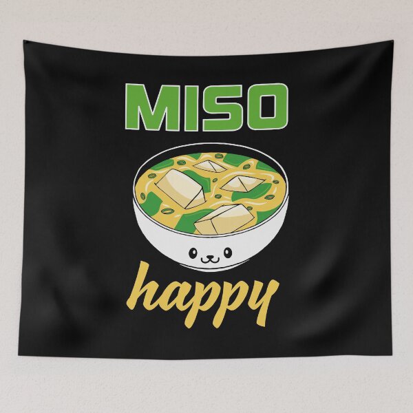 Item preview, Miso Happy Cute Kawaii Bowl Of Miso designed and sold by PNGShop.