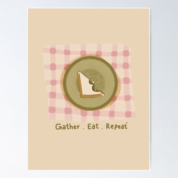 Item preview, Gather . Eat . Repeat designed and sold by Reham Hafez.