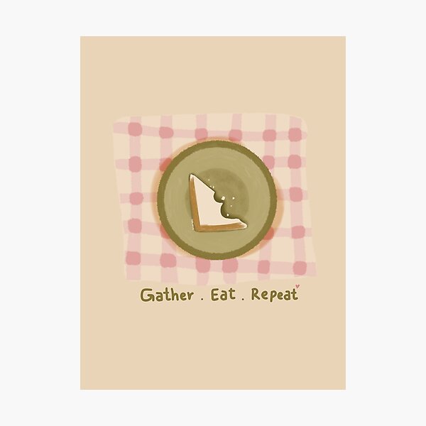 Item preview, Gather . Eat . Repeat designed and sold by Reham Hafez.