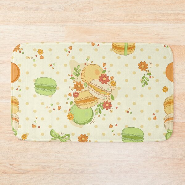 Item preview, macaron pastries dessert sweet floral macaroon designed and sold by Gossip Rag.