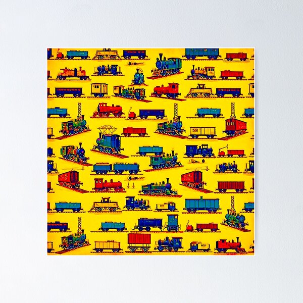 Item preview, Vintage Trains designed and sold by JEJ Visual Art.