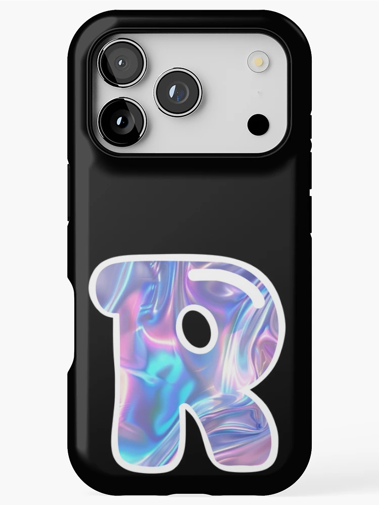 Thumbnail 1 of 4, iPhone Case, Letter R Initial Sticker designed and sold by polpetta..