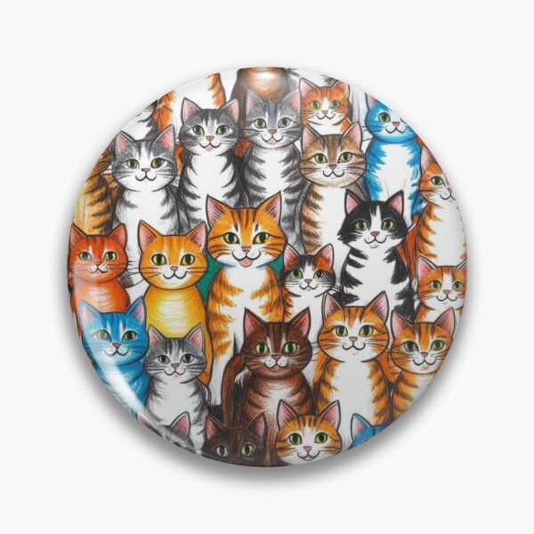 Item preview, Muchos gatos arcoiris designed and sold by AlinaSCorner.