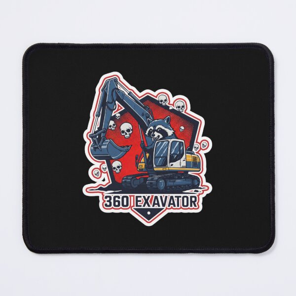 Item preview, Raccoon Operator 360 Excavator 1 designed and sold by RedWolfDisigne.