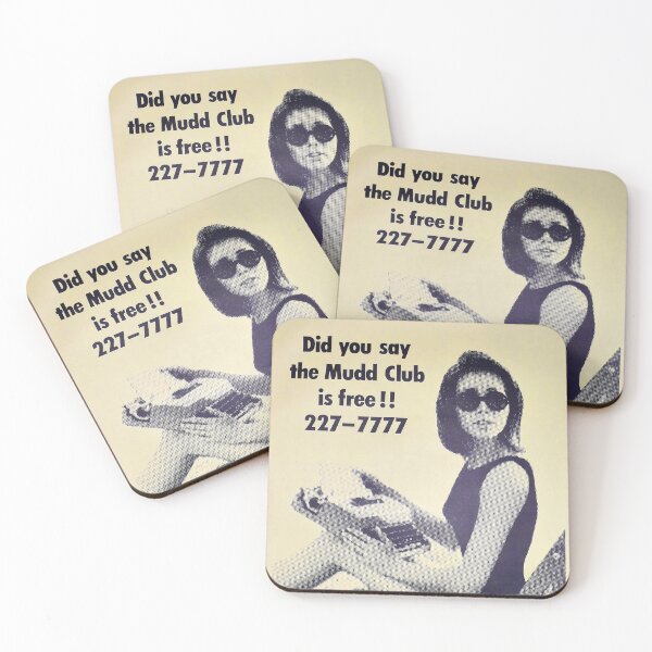 Item preview, Mudd Club NYC Poster designed and sold by Waters of Eden.