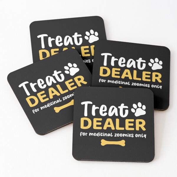 Item preview, Treat Dealer, Funny Dog Lover and Zoomies Humor designed and sold by Maria Garcia.