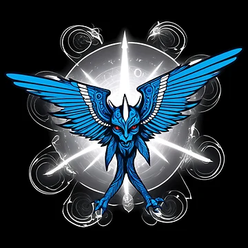 Artwork thumbnail, Azure Inferno by InkVortexV