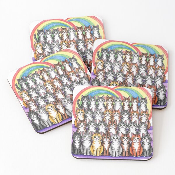 Item preview, Many Cats under a Rainbow 2 designed and sold by AlinaSCorner.