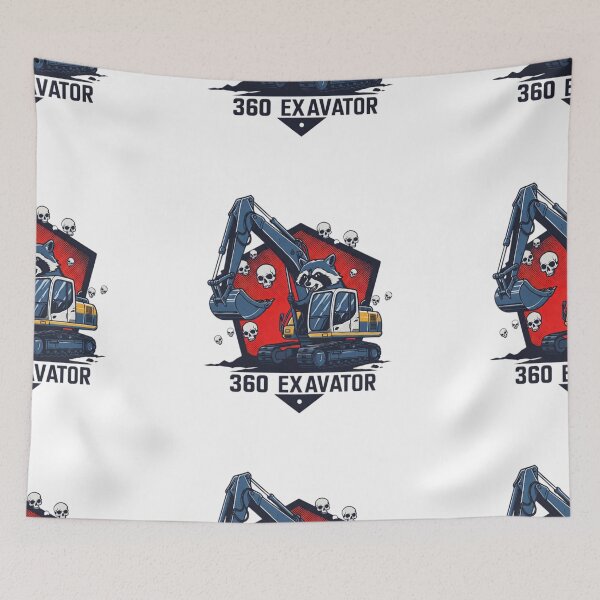 Item preview, Raccoon Operator 360 Excavator 2 designed and sold by RedWolfDisigne.