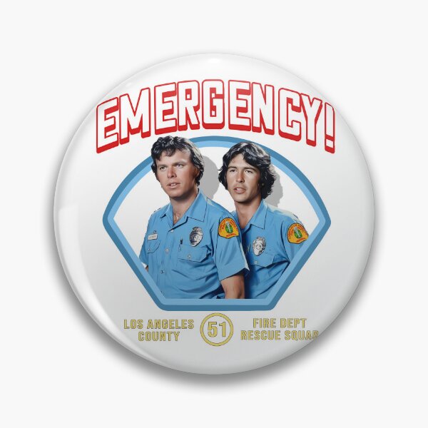 Item preview, Emergency! LA County 51 Fire Rescue Paramedics Mantooth and Tighe designed and sold by acquiesce13.