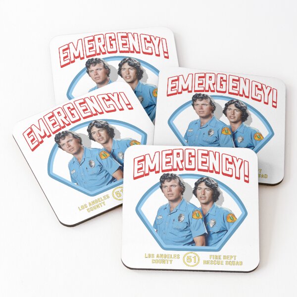 Item preview, Emergency! LA County 51 Fire Rescue Paramedics Mantooth and Tighe designed and sold by acquiesce13.
