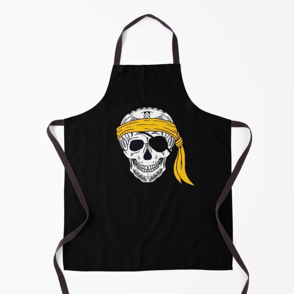 Item preview, Tribal Pirate Skull Yellow Bandana  designed and sold by Steeb757.