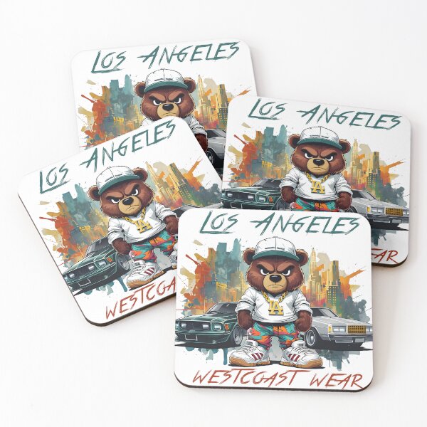 Item preview, Los Angeles Wear, Westcoast Wear, Hip Hop Wear, California Bear, Urban Streetwear designed and sold by El Alkimizta Art Store.