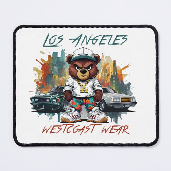 Item preview, Los Angeles Wear, Westcoast Wear, Hip Hop Wear, California Bear, Urban Streetwear designed and sold by El Alkimizta Art Store.