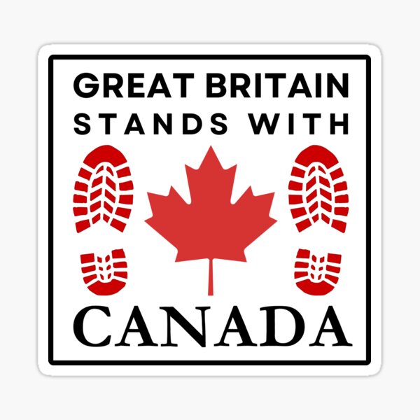 Item preview, GREAT BRITAIN STANDS with CANADA designed and sold by fetch-it-studio.