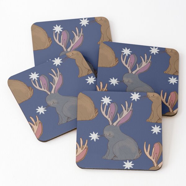 Item preview, Jackalope cosmic pattern Mythical Woodland Creature designed and sold by Jemma Jamie Skidmore.