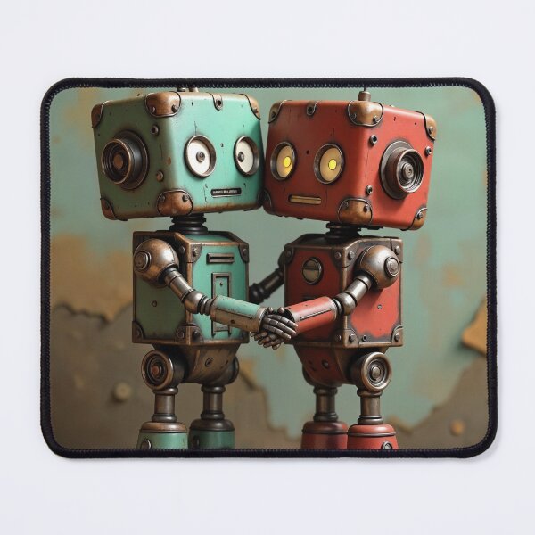 Item preview, Roboto Romance designed and sold by CreativeGorillas.