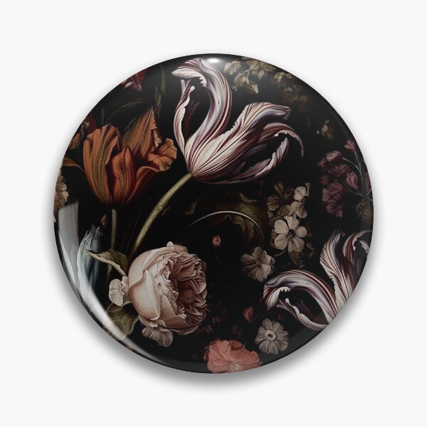 Item preview, academia flowers, dark moody florals allover  designed and sold by alwaysgrounded.