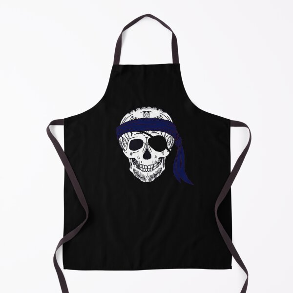 Item preview, Tribal Pirate Skull Navy Blue Bandana  designed and sold by Steeb757.