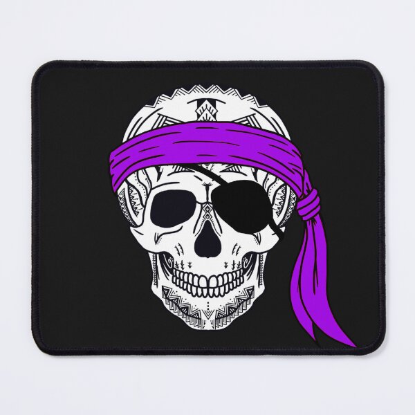 Item preview, Tribal Pirate Skull Light Purple Bandana  designed and sold by Steeb757.