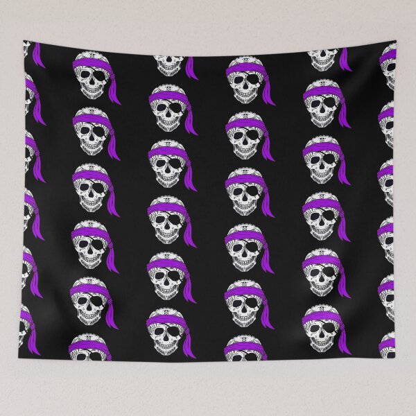 Item preview, Tribal Pirate Skull Light Purple Bandana  designed and sold by Steeb757.