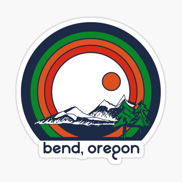 Item preview, Bend Oregon Retro 70s/80s Style Travel Souvenir designed and sold by acquiesce13.