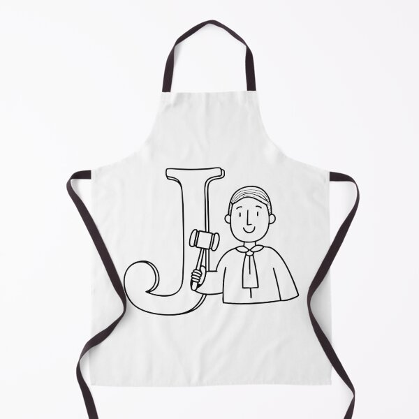 Item preview, An illustration of Judge with letter J beside it designed and sold by rasagamastore.
