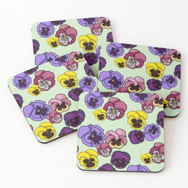 Item preview, Playful Pansies designed and sold by Atelier Jasmin Schwarz.