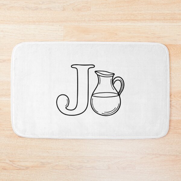 Item preview, An illustration of Jug with letter J beside it designed and sold by rasagamastore.
