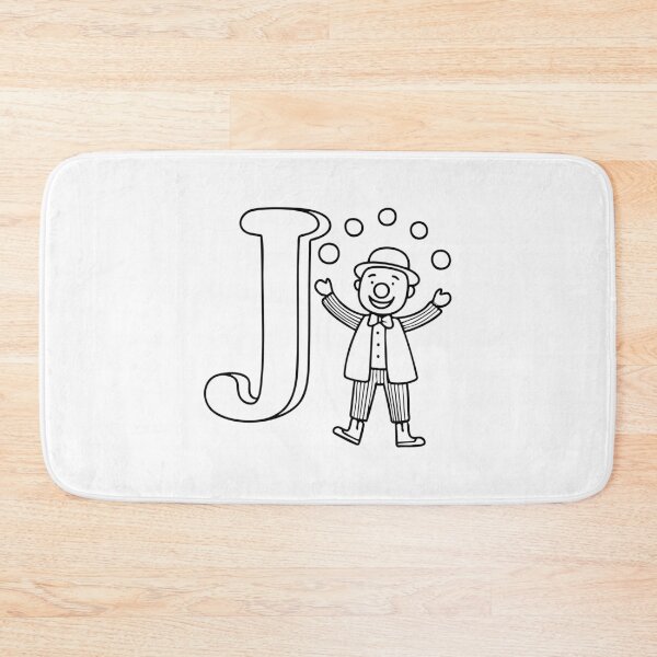 Item preview, An illustration of Juggling with letter J beside it designed and sold by rasagamastore.