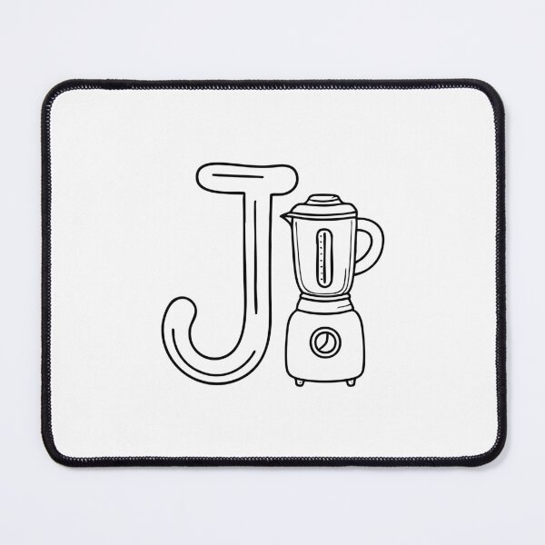 Item preview, An illustration of Juicer with letter J beside it designed and sold by rasagamastore.