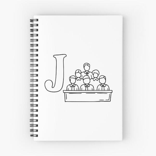 Item preview, An illustration of Jury with letter J beside it designed and sold by rasagamastore.