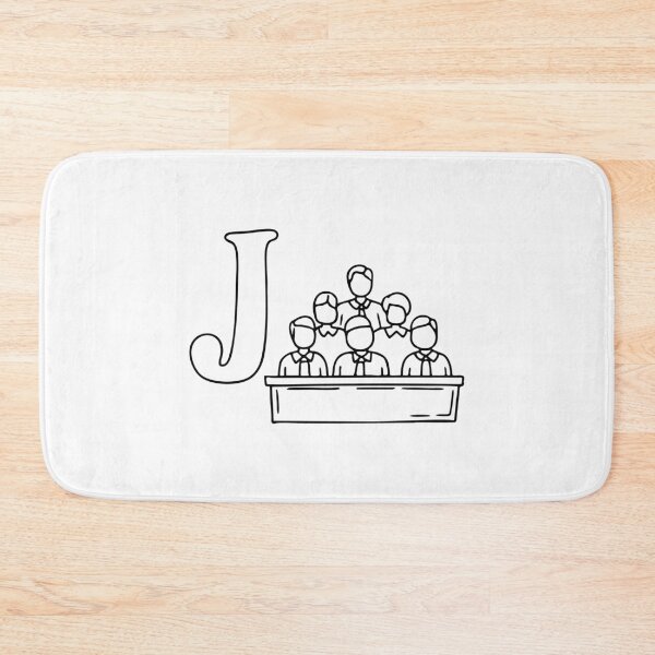 Item preview, An illustration of Jury with letter J beside it designed and sold by rasagamastore.