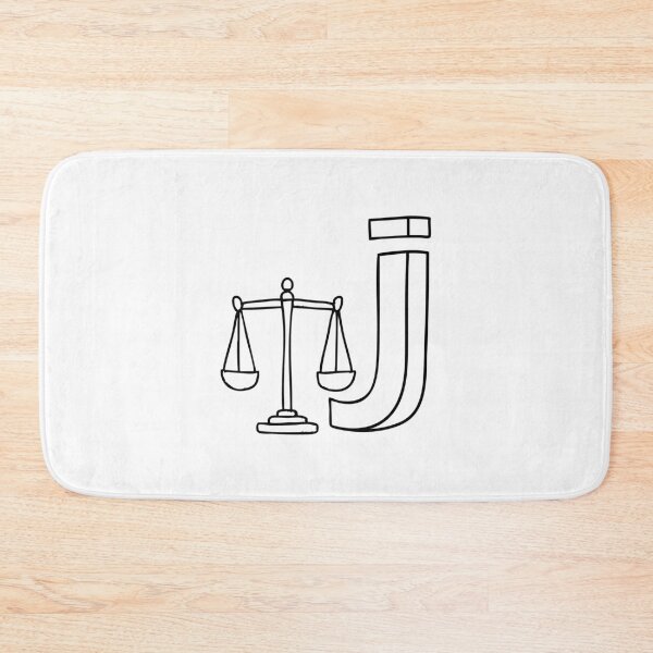 Item preview, An illustration of Justice with letter J beside it designed and sold by rasagamastore.