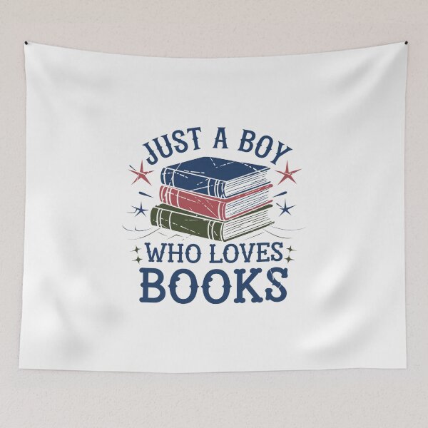 Item preview, Just A Boy Who Loves Books designed and sold by Adrian Kane.