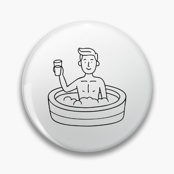 Item preview, Bubbling jacuzzi with steam rising designed and sold by rasagamastore.