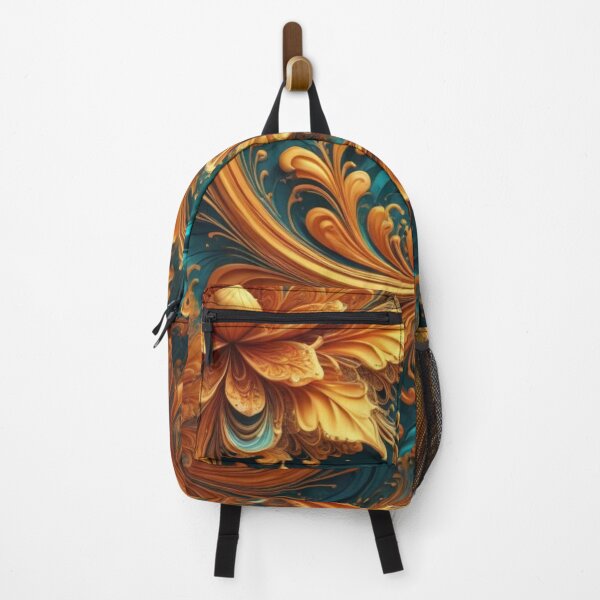 Item preview, Regal Gold Flowing Abstract designed and sold by Harmonic_Layers.