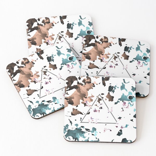 Item preview, Abstract Brown and Blue with Triangle Shape designed and sold by OneLook.
