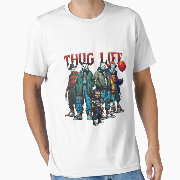 Item preview, Halloween Horror Thug Life Movie Characters , Horror Friend , Movie Killers , Halloween Shirt , Funny Halloween designed and sold by MangaMannia.