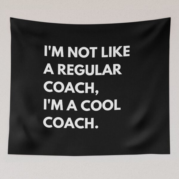 Item preview, I'm Not Like A Regular Coach I'm A Cool Coach Funny Trainer Coaching designed and sold by CuteLovelyDesigns.