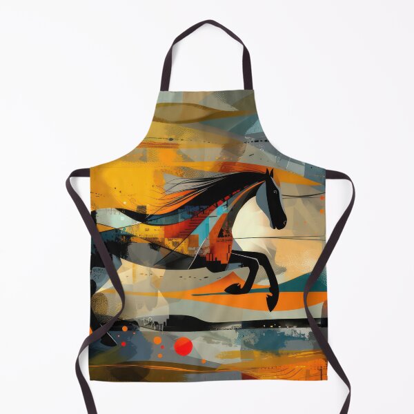 Item preview, Abstract Speed: The Flowing Mustang designed and sold by NeoNebulaArt.